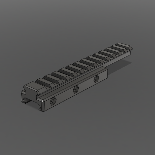 🔫 Larue LT101 Style Picatinny Rail Riser・Free 3MF File for 3D