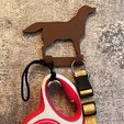 37-Flat-coated-Retriever-hook-with-leads.jpg Flat Coated Retiever Dog Lead hook
