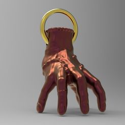 thing_key.jpg Fichier STL porte-clés "MERCREDI" CHOSE・Modèle à télécharger et à imprimer en 3D
