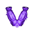 Legs_with_ki_holes.stl STL file Majin vegeta dragon ball z - 3d print model・3D printer design to download