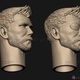 14.jpg Thor Head - Chris Hemsworth - Avenger - Infinity War 3D print model