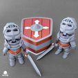 1.jpg Warrior Knight Set | Print In Place | Flexi