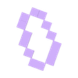 Ala derecha.stl Minecraft Bee