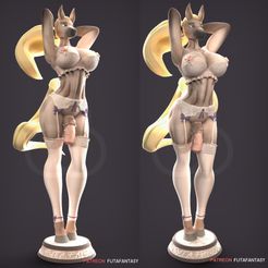 shehorse-101.jpg Fichier STL (Limited Offer) SHEHORSE STYLIZED FUTANARI SEXY SCULPTURE - PRINTABLE READY・Modèle imprimable en 3D à télécharger