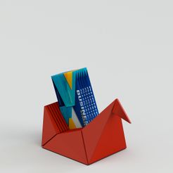 card.effectsResult.jpg desk business card holder origami style
