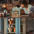 Reveal.jpg The Blooming Parlor – 3D Printable Flower Shop Diorama Kit (27 STL Set)