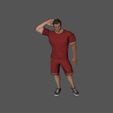 4.jpg Animated Sportsman-Rigged 3d game character Low-poly 3D model