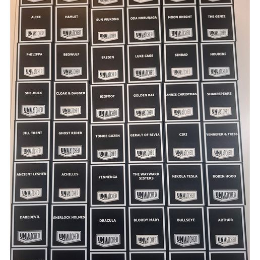 Unmatched_Collection.jpg Unmatched – Hell's Kitchen (Fan-Made Hero Cubes)