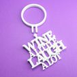 WineALittleLaughALotWineBottleTagWithSeperateWineBottleRing3DPrintPhoto.jpg Wine Bottle Gift Tag - Wine A Little Laugh A Lot