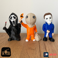 PATREON-10.png MICHAEL MYERS HALLOWEEN  - HORROR MOVIES MINIS - NO SUPPORTS