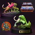 600px-Cringer-Battle-cat-he-man-cg-pyro.jpg Cringer Battle catr from He-Man STL 3d printing collectibles by CG Pyro fanarts