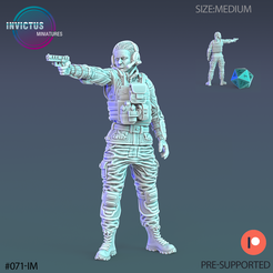 071-IM-Soldier-Squad-Operator-Aiming-Medium.png Файл 3D Оператор солдата прицеливается ‧ Научно-фантастическая миниатюра ‧ Миниатюры для варгеймов ‧ Настольная 3D модель ‧ Миниатюра для RPG ‧ Киберпанк конструкция ‧ Стимпанк военная машина ‧ STL FILE・Шаблон для 3D-печати для загрузки