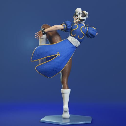 🎨 Chun li・ 3D File for 3D printing・Cults