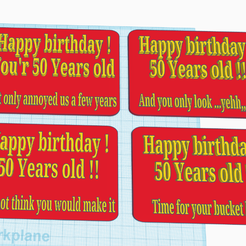 Happy-Birthday00.png STL-Datei Alles Gute zum 50. Geburtstag mit geheimer Botschaft・3D-Drucker-Vorlage zum herunterladen