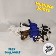 FLEX-WAD-4.jpg Archivo STL ARTICULATED WOLF AND DOG・Diseño de impresión en 3D para descargar