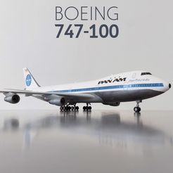 111.jpg STL file Boeing 747-100 - 1:144・3D printing idea to download