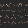 shou2.jpg Female Hand in 20 Poses 3D Model 3D Print Model