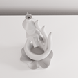 top.png BackFlow Incense Burner Vase and Hand for 3D printing