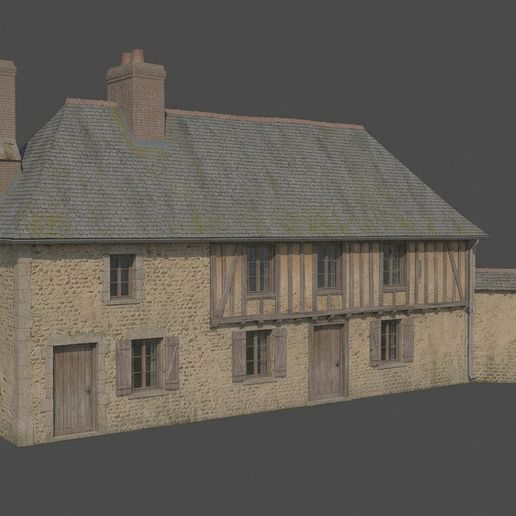 Maison avec tour