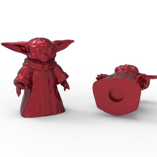 👶 Baby Yoda/The Child LEGO compatible Model・ STL File for ・Cults