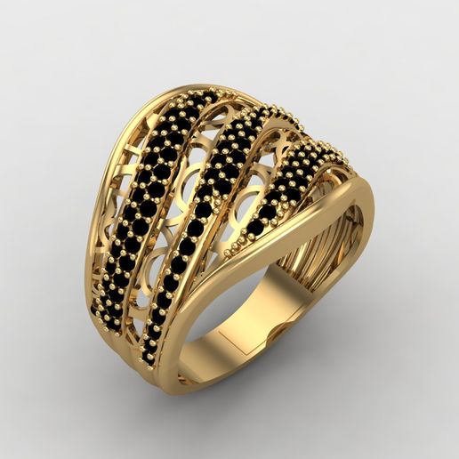 WOMEN RING - 3DM RENDER DETAIL 3D PRINT MODEL - 3D model