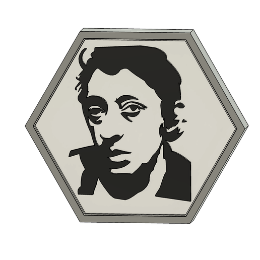 light portrait gainsbourg 3D model