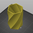 Capture.png Hexagonal Twist 1 Vase STL File - Digital Download -5 Sizes- Homeware, Minimalist Modern Design