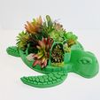 BFE00952-B2D2-4F10-BB15-92FF9A01EEDB.jpeg 3D file Sea Turtle Flowerpot・3D print object to download