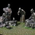1.jpg Park Statues -  Ancient Figures 3D Print Model