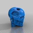 T800Skull_CPU_Core.jpg Terminator Skull with CPU Core housing and Plug (Hi res, smooth no sanding version!)
