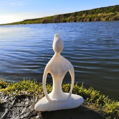 IMG_20190203_134653.jpg STL file Zen / Yoga Sculpture・3D printer model to download