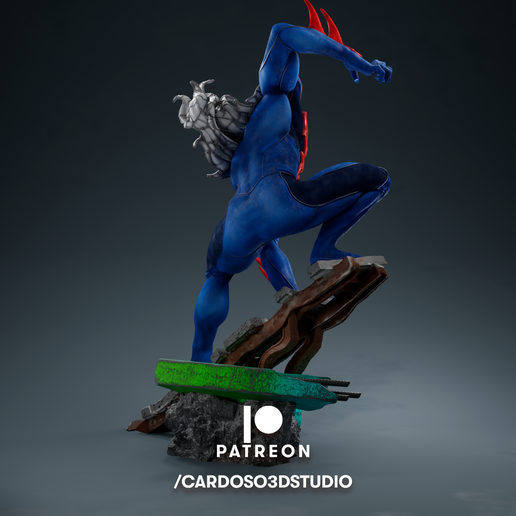 0004.png Spiderman 2099 Statue