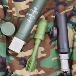 GNM-60_2.jpeg Télécharger fichier STL GNM-60 Mortar des forces spéciales pour grenades TAGInn 40mm • Design à imprimer en 3D, Die_Bastelkammer