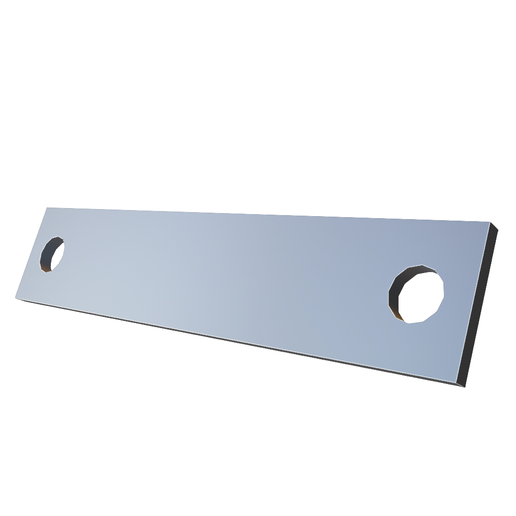 Rectangular Metal Connector Plate
