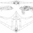ho229.jpg WWII stealth plane, Horten 229, aircraft model kit