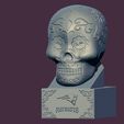 dgfgg.jpg NFL New England Patriots Sugar Skull Statue - 3D print