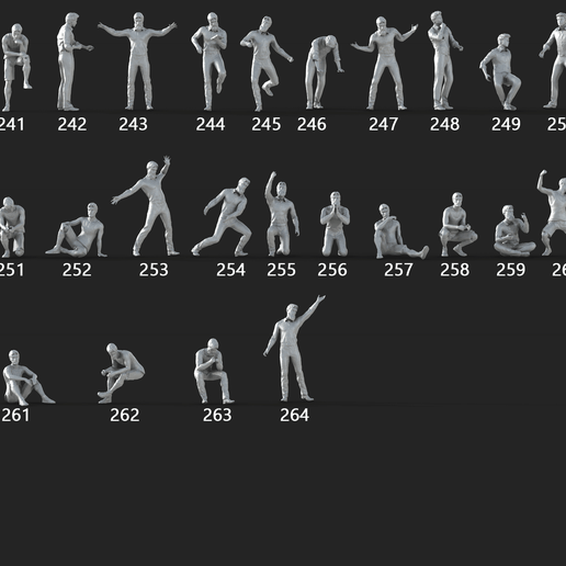 guide_7.png 264 Lowpoly People Crowd Pack Set-08