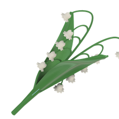 Muguet.png 3D Lily of the Valley