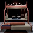 low-poly-two-stage-bed-3d-model-da07695e11.jpg Low poly Two-stage bed