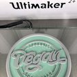 IMG_4390.jpg Archivo STL gratuito Drinkcoaster vegano・Idea de impresión 3D para descargar