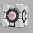 portal-companion-cube-3d-model-stl5.jpg Портал - Куб компаньона - 3D модели