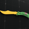 39cdc0b8-65b3-4216-8f56-af941bdc0044.png Little Tikes - My First Balisong Knife (Butterfly Knife) - Mechanically Working Trainer Knife!