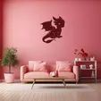 5.webp Cute Dragon Wall Art