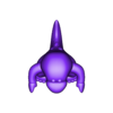 R3 Plain teeth.stl Custom 3D Printable Model - Purple Dinosaur Character 3D print model
