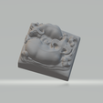 2.png Mother And Child Buffalo Cattle Ornament 3D print model