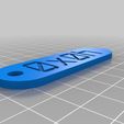 d0718f102ac05aa13373cfc964d5364c.png Free 3D file Customizable Keychain Generator (more then 3 letters) dogtag・3D print design to download