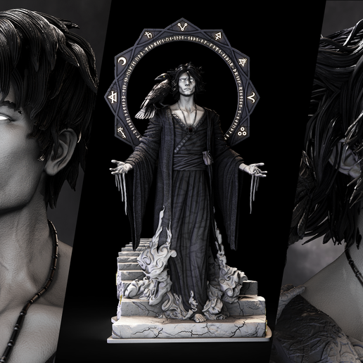 🗿 B3DSERK April term 2023: Sandman Sculpture 1/6 ready for