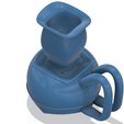 vase310 v8-d4.png East style vase cup vessel holder v310 for 3d-print or cnc