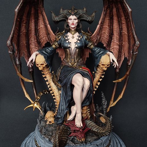 👩 Lilith | Diablo IV | 306mm・3D Print with the M5s Pro 3D