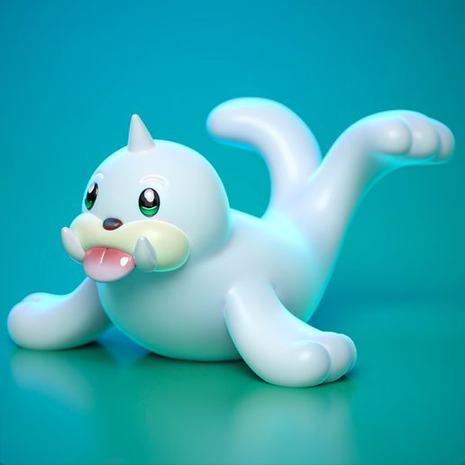High Quality Seel Miniature - 3D Printable STL Model For Tabletop Gaming and Display 3D model preview